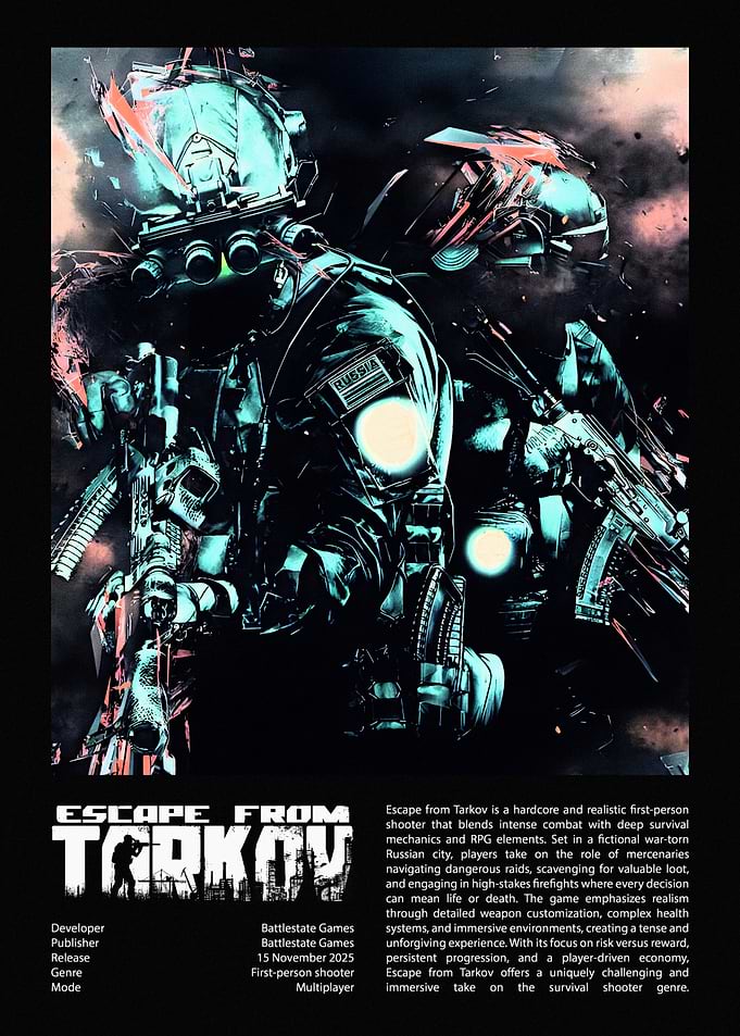 Escape from Tarkov Game Poster
