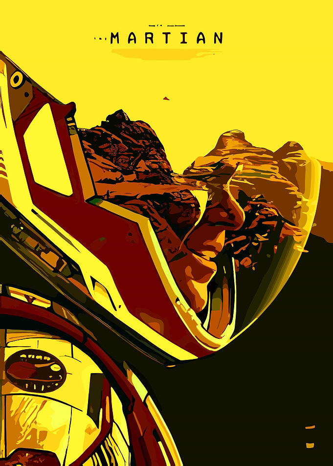 The Martian Astronaut on Mars
