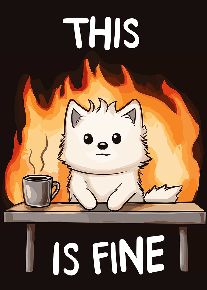 This is Fine Dog in Fire