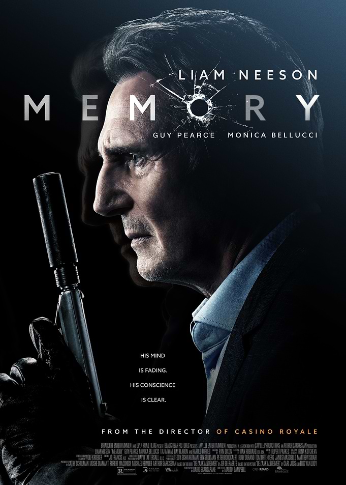 Liam Neeson in Memory Movie Poster