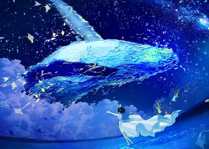 Whale in the Starry Sky