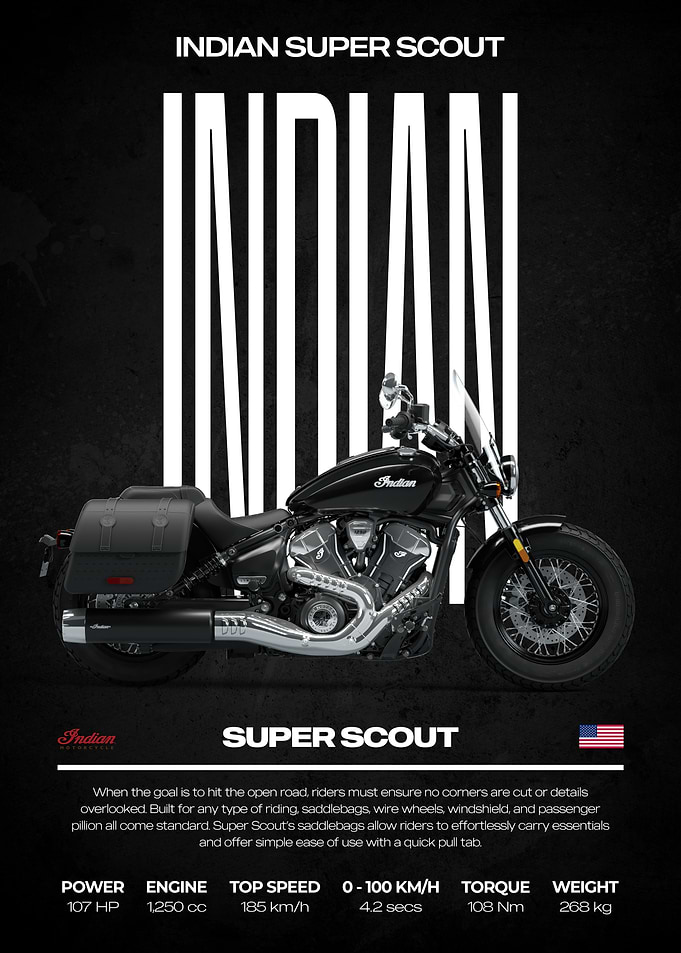 Indian Super Scout Motorcycle