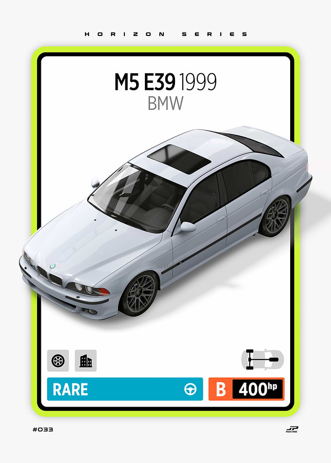 BMW M5 E39 1999 Card