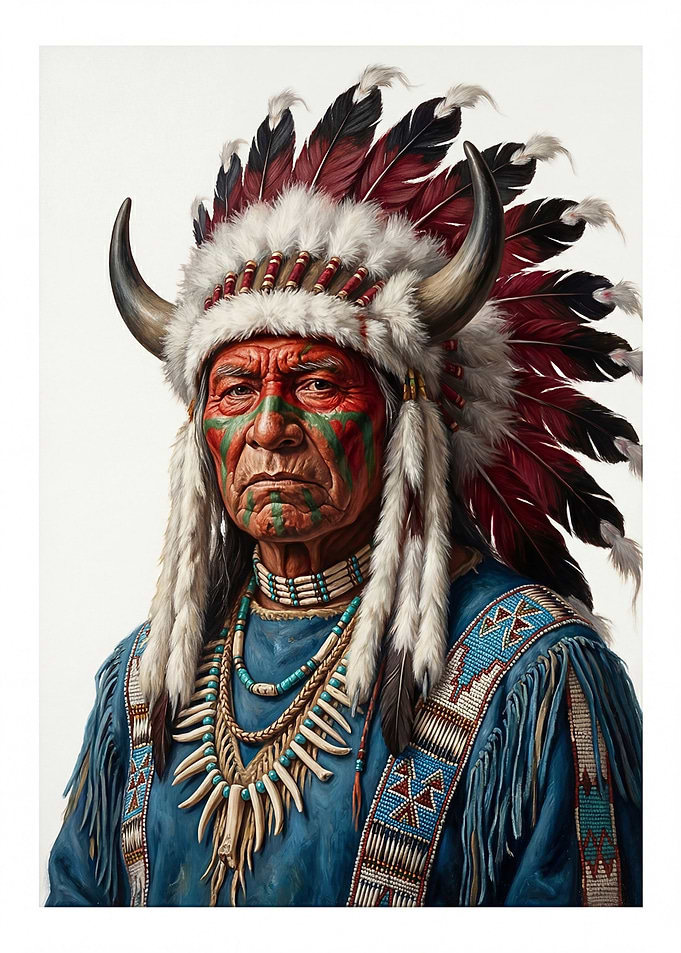 Native American Chief Portrait