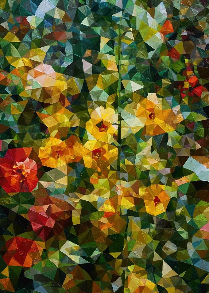 Abstract Floral Painting
