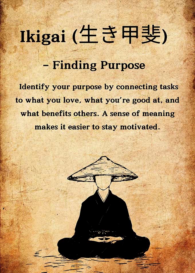 Ikigai Finding Purpose Illustration