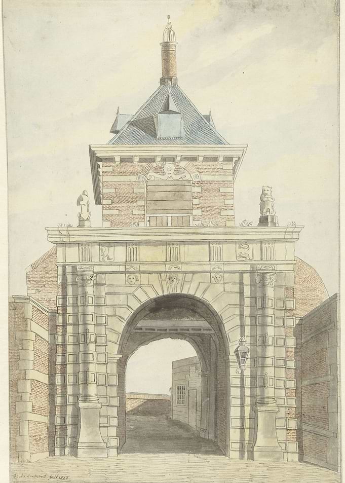 Architectural Drawing of a Gatehouse