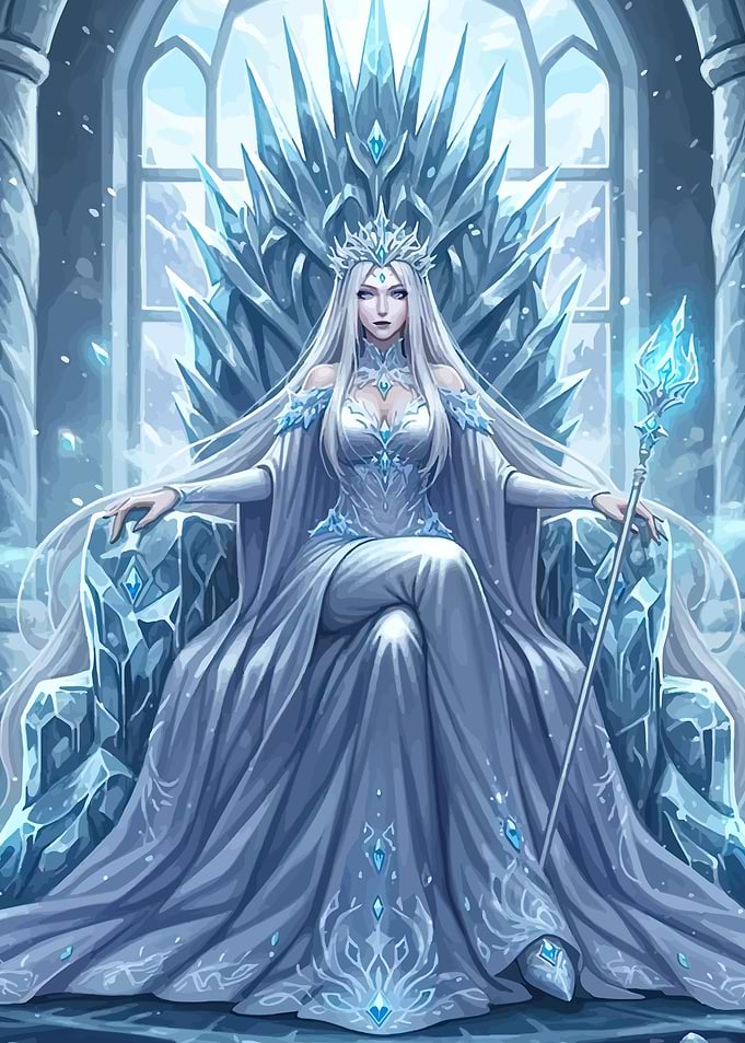 Ice Queen on Throne