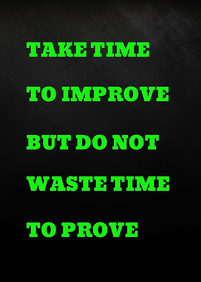 Inspirational Quote on Black Background