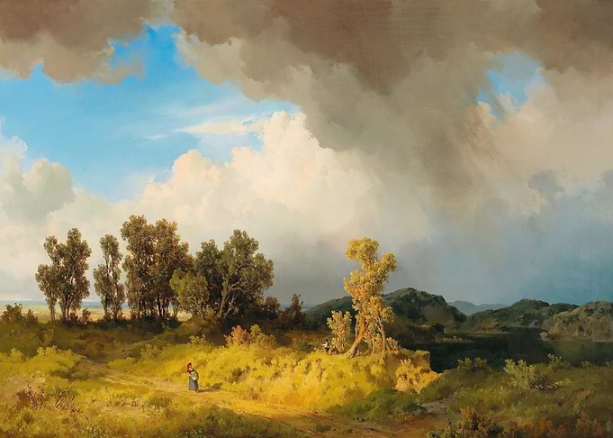 Stormy Landscape with Figures