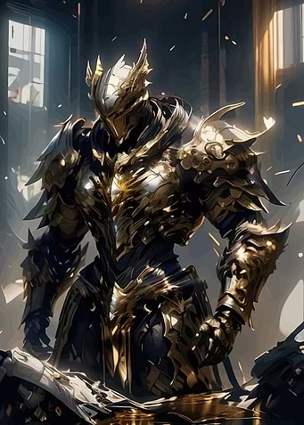 Golden Knight Armor