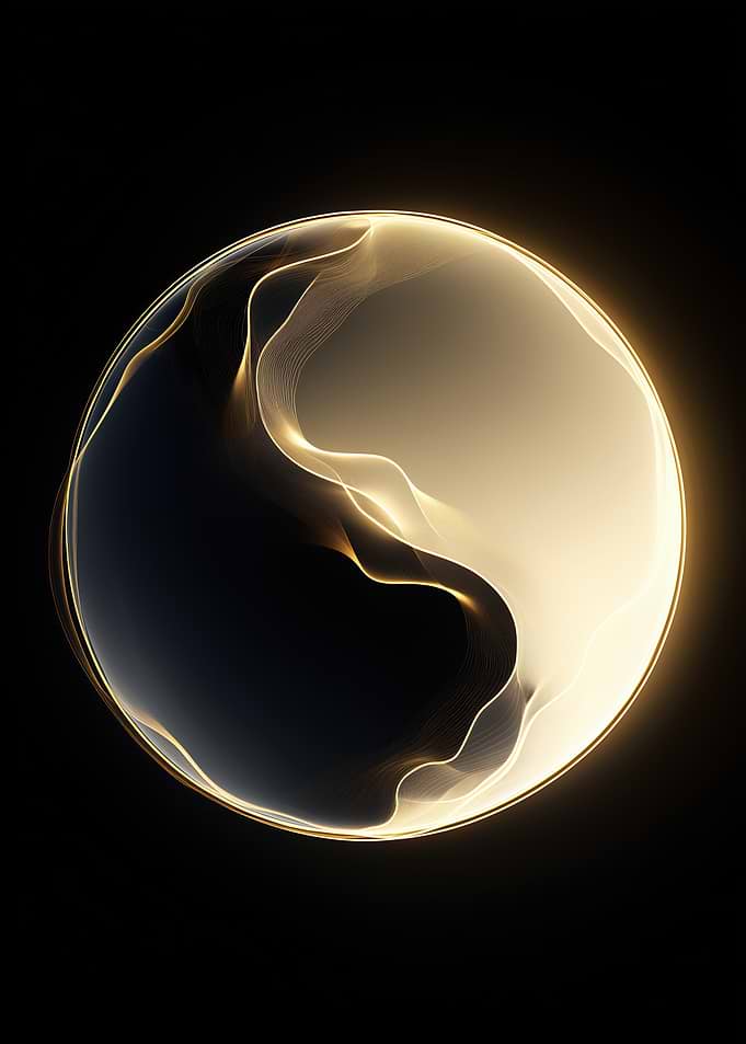Abstract Yin Yang Orb