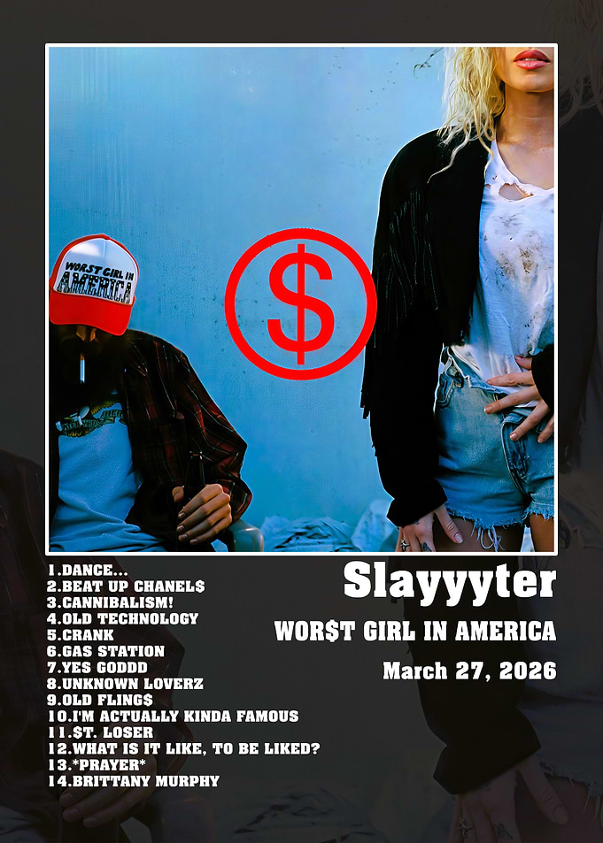 Slayyyter Worst Girl in America Album Art