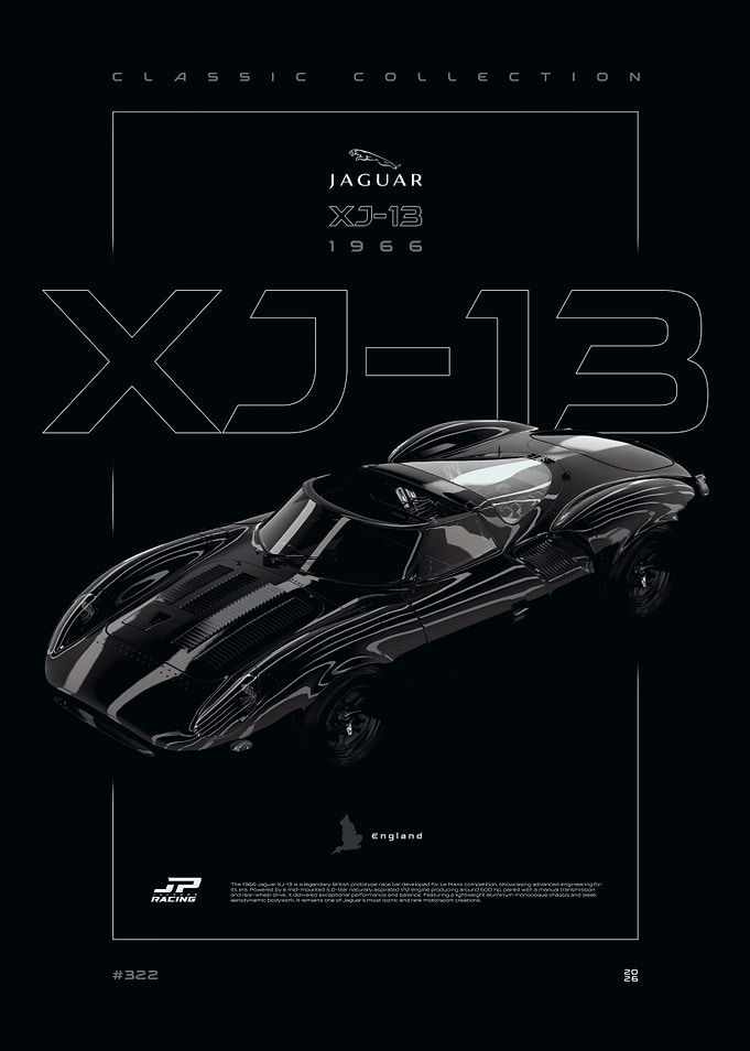Jaguar XJ13 Classic Collection Poster