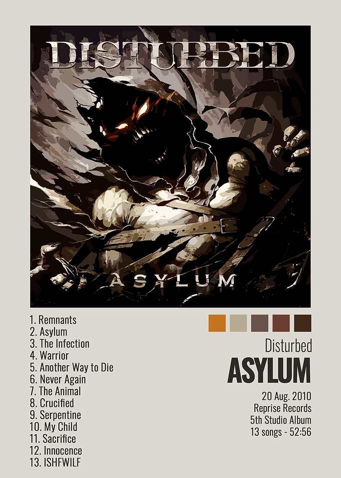 Disturbed Asylum Album Cover