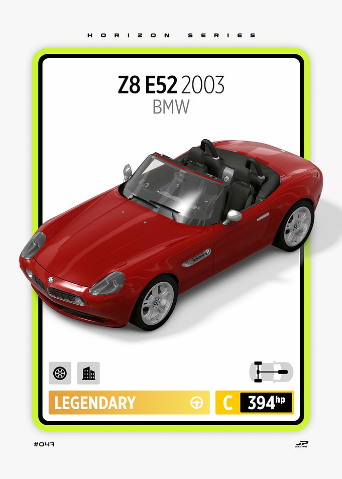 BMW Z8 E52 2003 Car Card