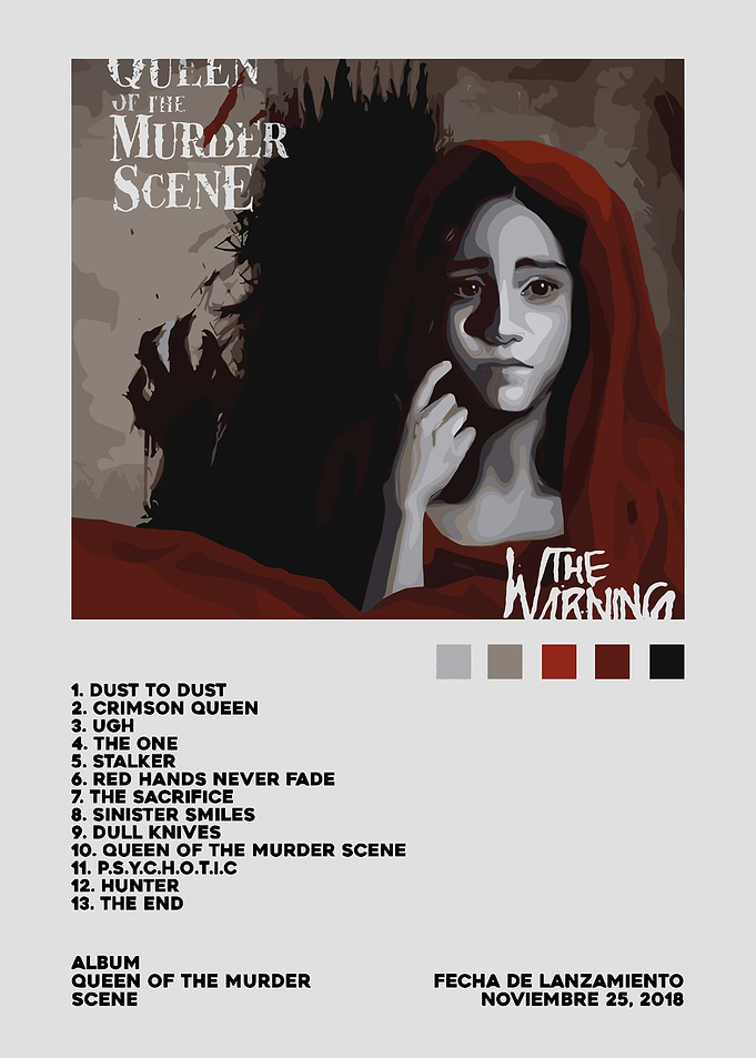 The Warning Queen of the Murder Scene Album Art