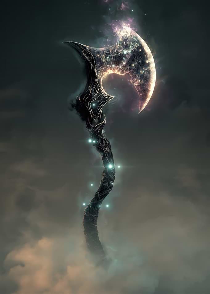Cosmic Axe Weapon