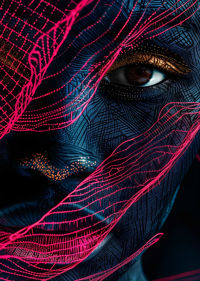 Cyberpunk Woman Portrait