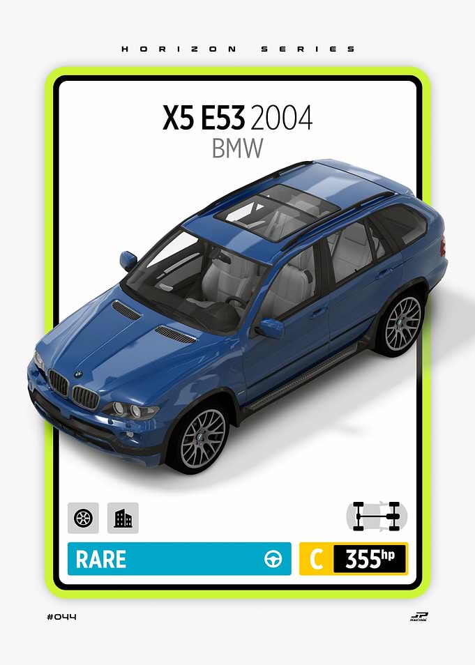 2004 BMW X5 E53 Card
