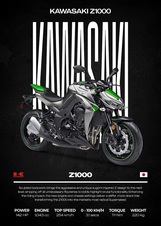 Kawasaki Z1000 Motorcycle