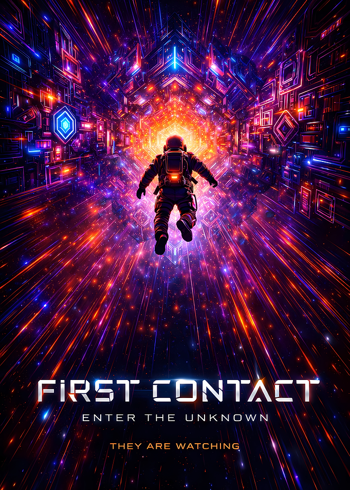 Astronaut in a Digital Wormhole