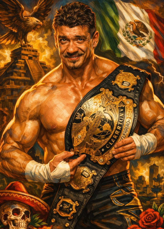 Eddie Guerrero Championship Painting