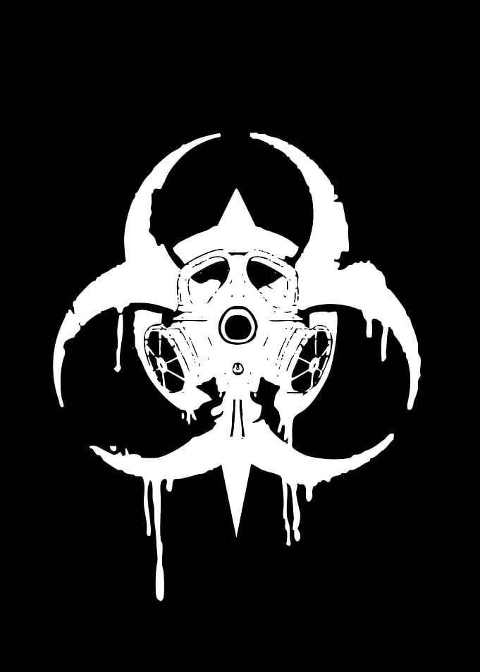 Biohazard Gas Mask Symbol