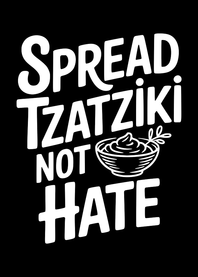 Spread Tzatziki Not Hate
