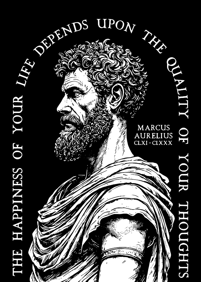 Marcus Aurelius Quote Illustration