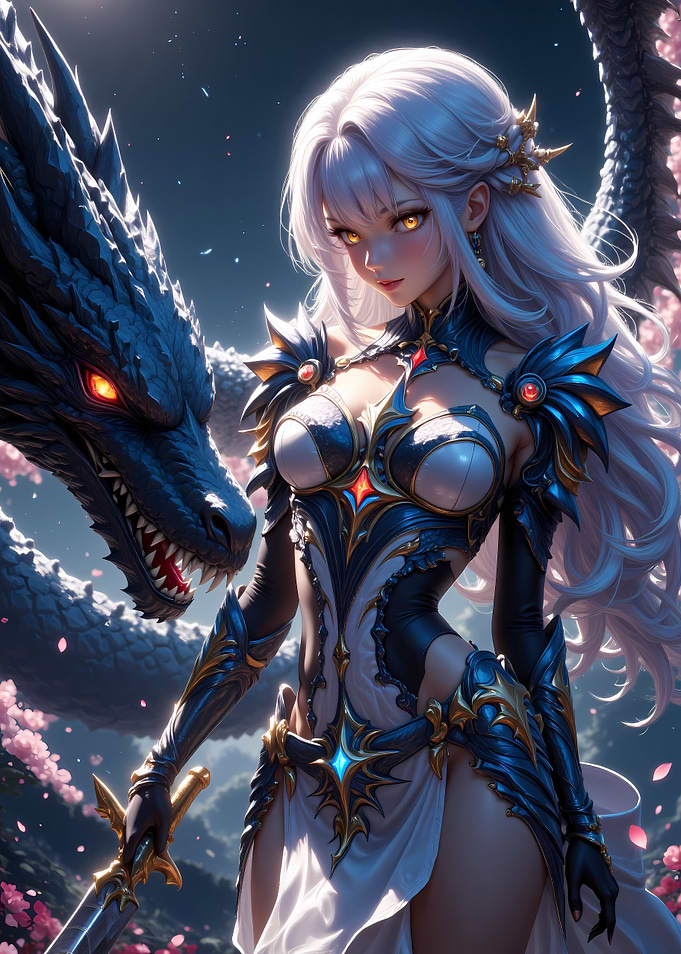 Dragon Rider Warrior Woman