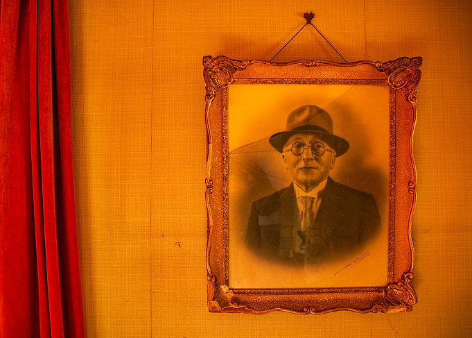 Vintage Portrait in Ornate Frame