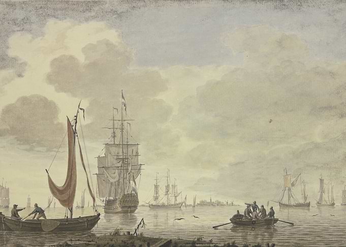 Ships on a Cloudy River