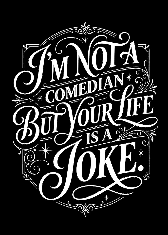 Funny quote about life - Life Is A Joke