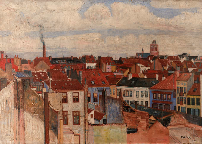 Rooftops of a European City