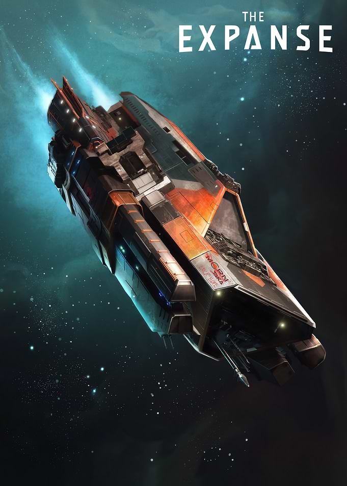 The Expanse Spaceship in Space