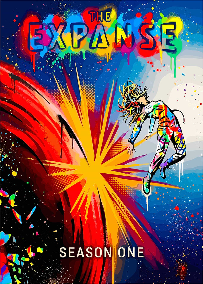 The Expanse Season One Colorful Cosmic Poster
