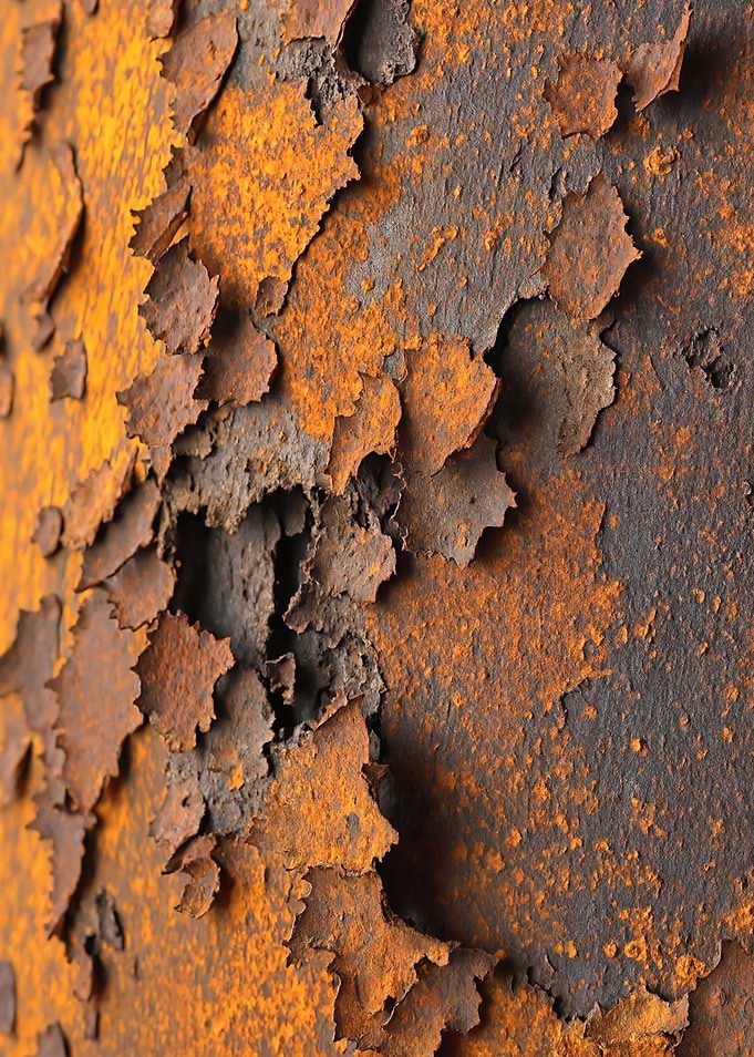 Peeling Rusty Metal Texture