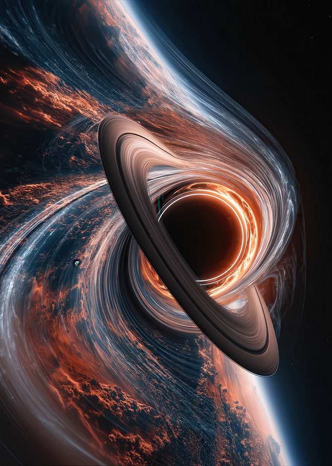 Black Hole with Accretion Disk and Ring