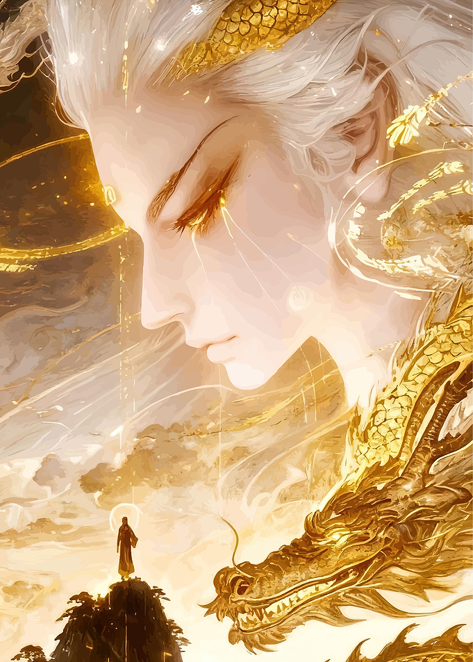 Golden Dragon and Celestial Being