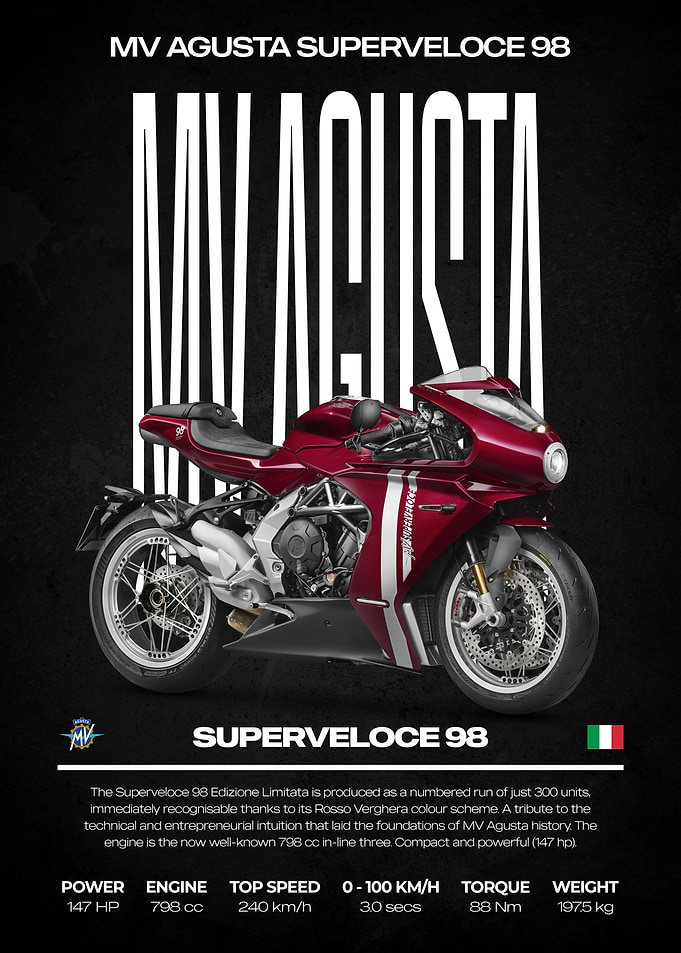 MV Agusta Superveloce 98 Motorcycle