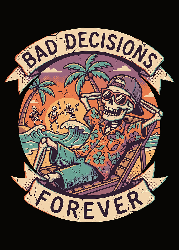 Skeleton on Vacation