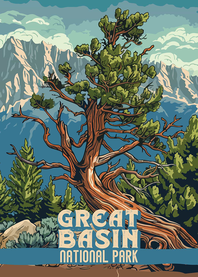 Great Basin National Park Vintage Poster