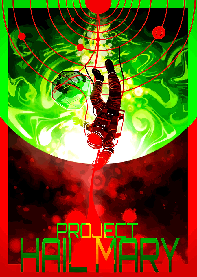 Project Hail Mary Astronaut Movie Fan Art