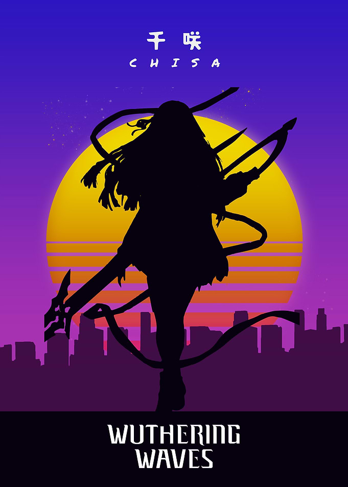 Chisa Wuthering Waves Silhouette