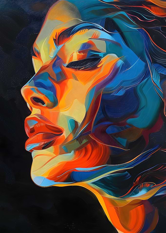 Abstract Portrait of a Woman