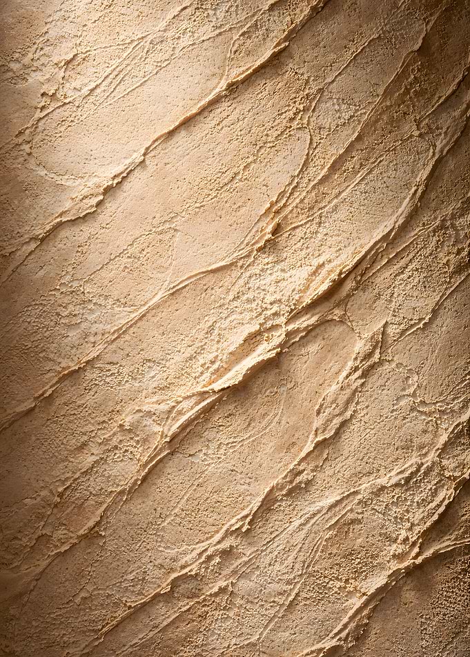 Textured Beige Wall Surface