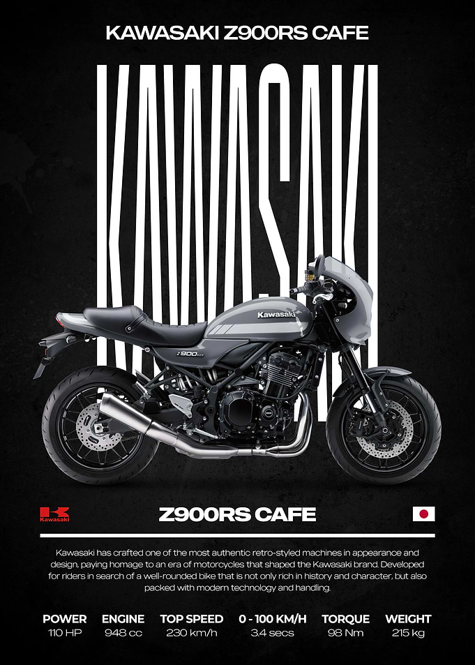 Kawasaki Z900RS Cafe Motorcycle