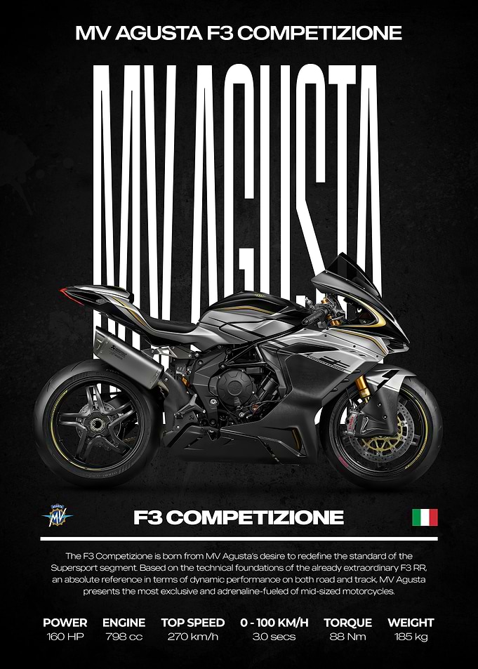 MV Agusta F3 Competizione Motorcycle
