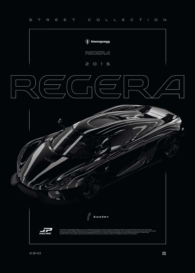 Koenigsegg Regera 2015 Poster